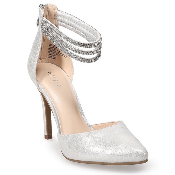 Apt. 9 Emrys Women's Studded Ankle Strap Dress Heels - Picture 1 of 9